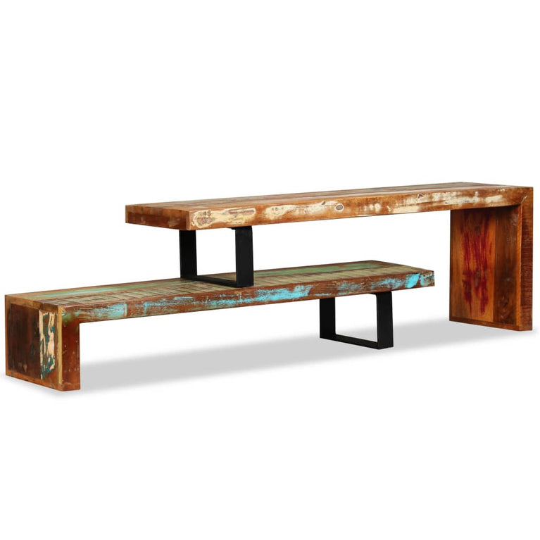 Tv-meubel massief gerecycled hout MeubelReus
