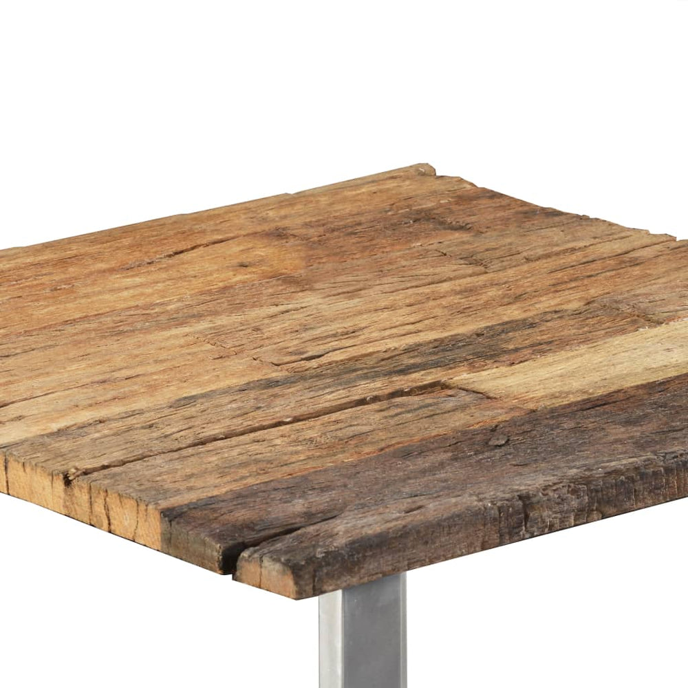 Salontafel 55x55x40 cm massief gerecycled hout MeubelReus