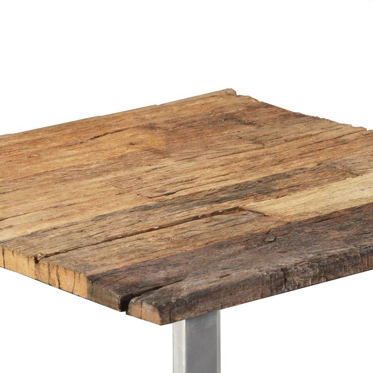 Salontafel 55x55x40 cm massief gerecycled hout MeubelReus