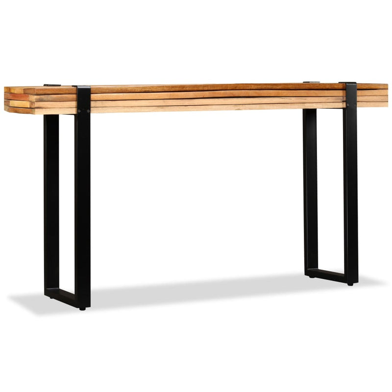 Wandtafel verstelbaar massief gerecycled hout MeubelReus