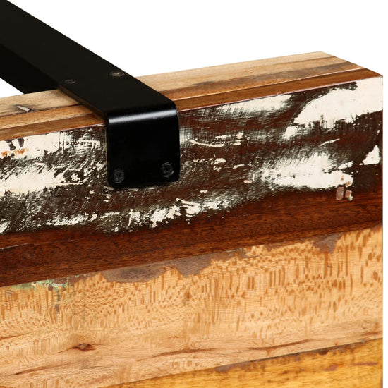 Wandtafel verstelbaar massief gerecycled hout MeubelReus