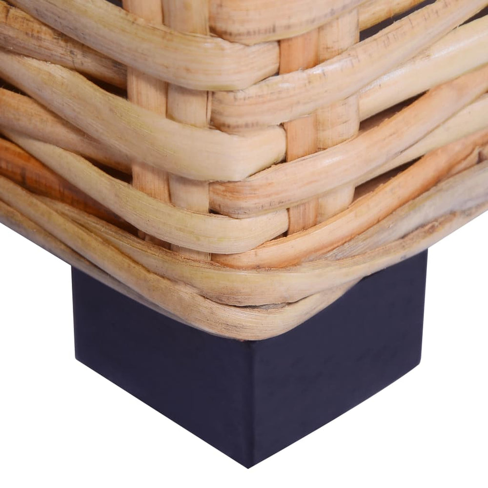 Salontafel natuurlijk rattan 45x45x30 cm MeubelReus