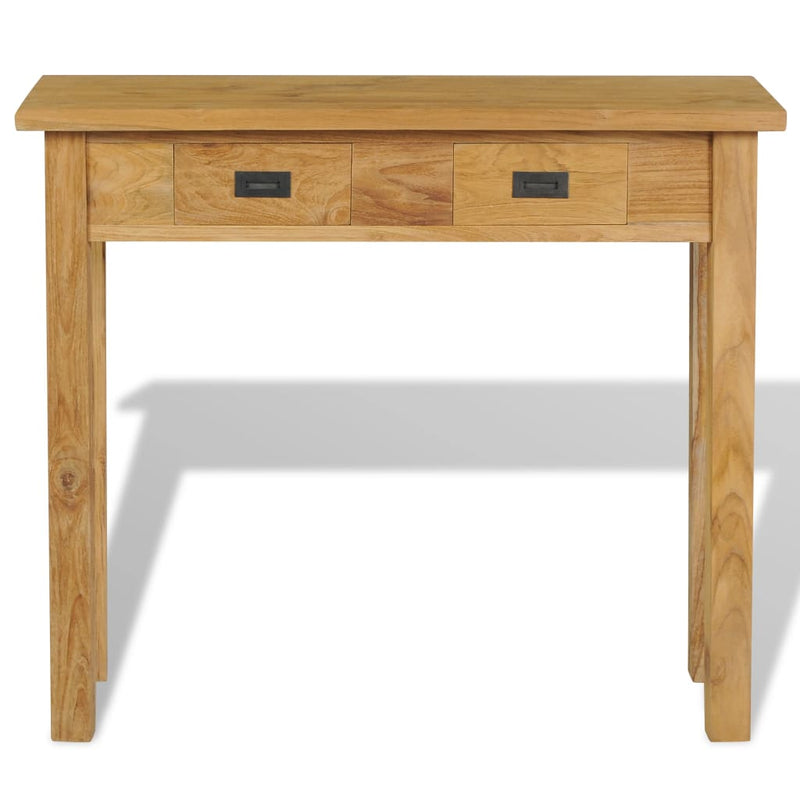 Wandtafel massief teakhout 90x30x80 cm MeubelReus