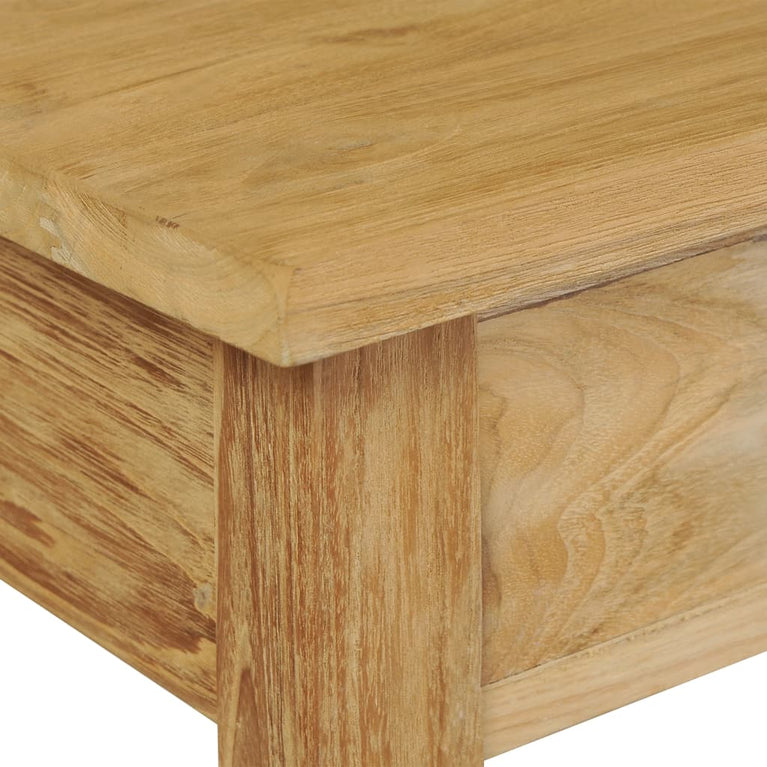 Wandtafel massief teakhout 90x30x80 cm MeubelReus