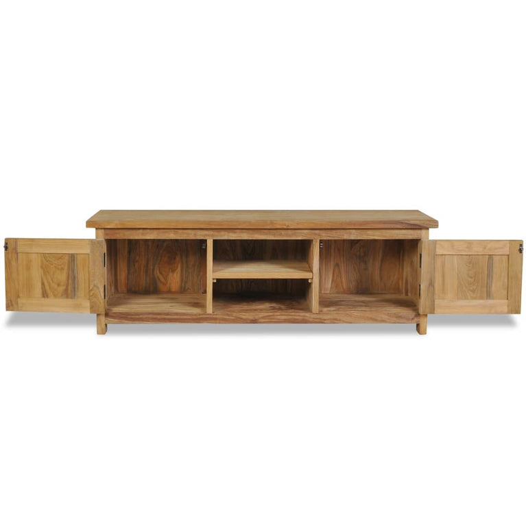 Tv-meubel 120x30x40 cm massief teakhout