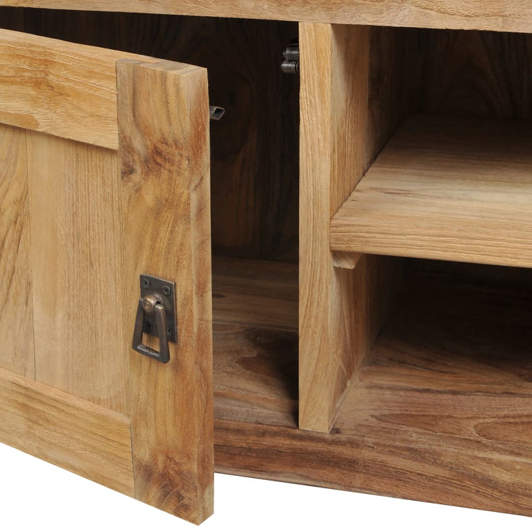 Tv-meubel 120x30x40 cm massief teakhout