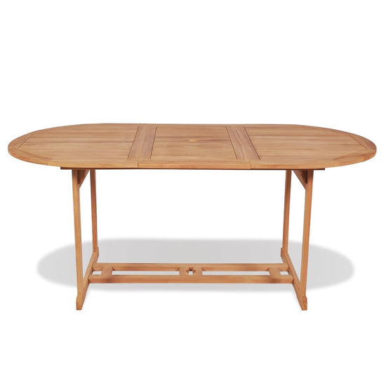 Tuintafel 180x90x75 cm massief teakhout MeubelReus
