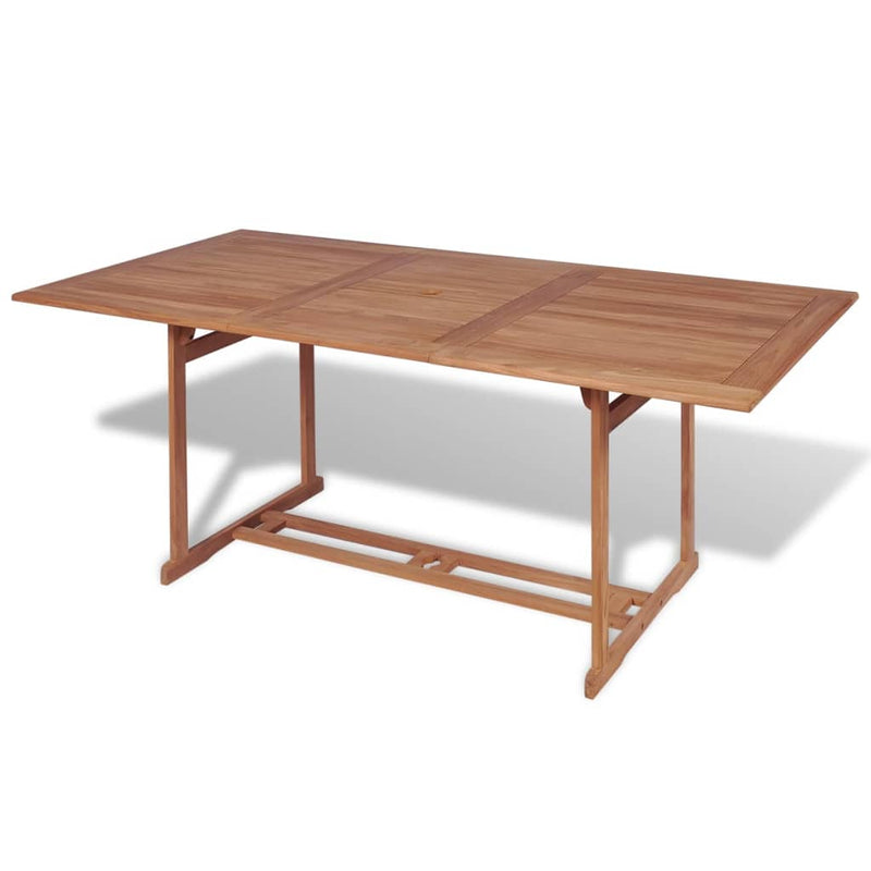 Tuintafel 180x90x75 cm massief teakhout MeubelReus