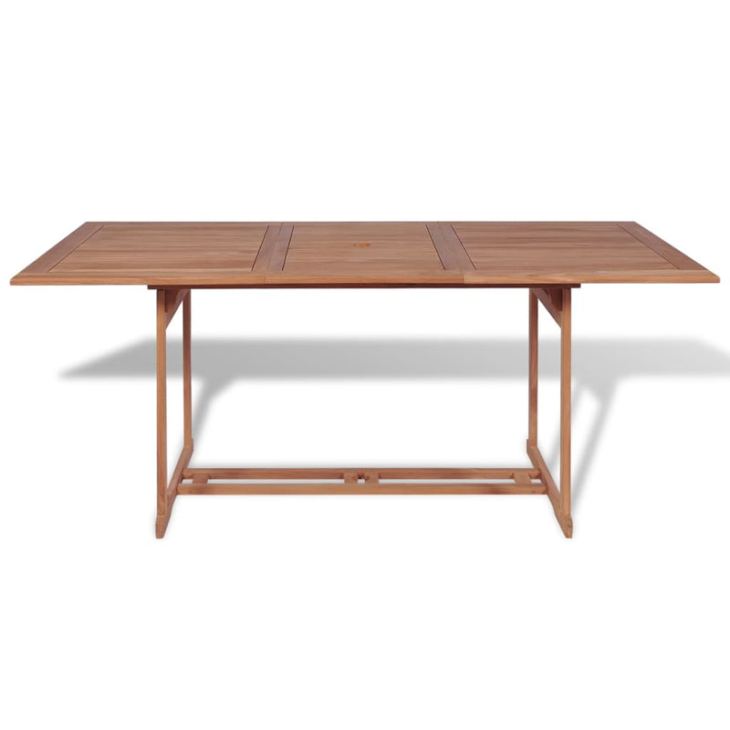 Tuintafel 180x90x75 cm massief teakhout MeubelReus