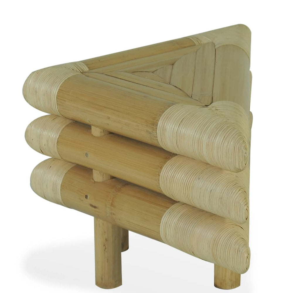Nachtkastjes 60x60x40 cm bamboe natuurlijk 2 st MeubelReus
