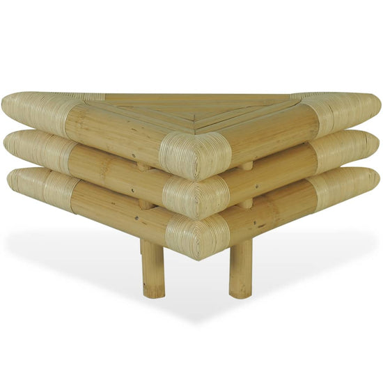Nachtkastjes 60x60x40 cm bamboe natuurlijk 2 st MeubelReus