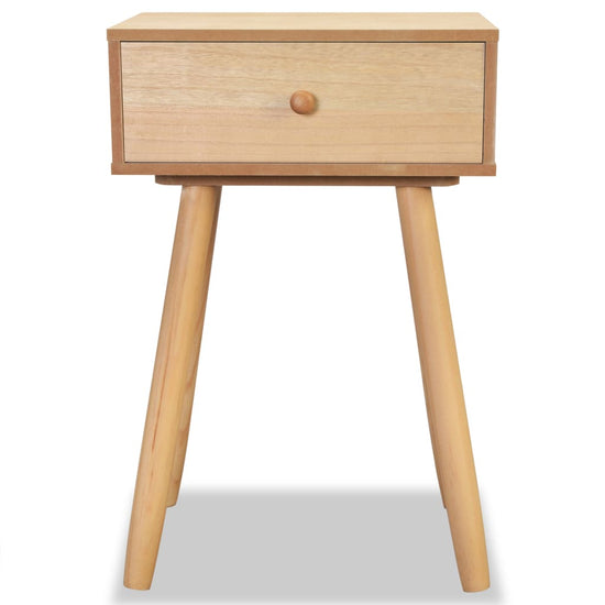 Nachtkastjes 2 st 40x30x61 cm massief grenenhout bruin MeubelReus