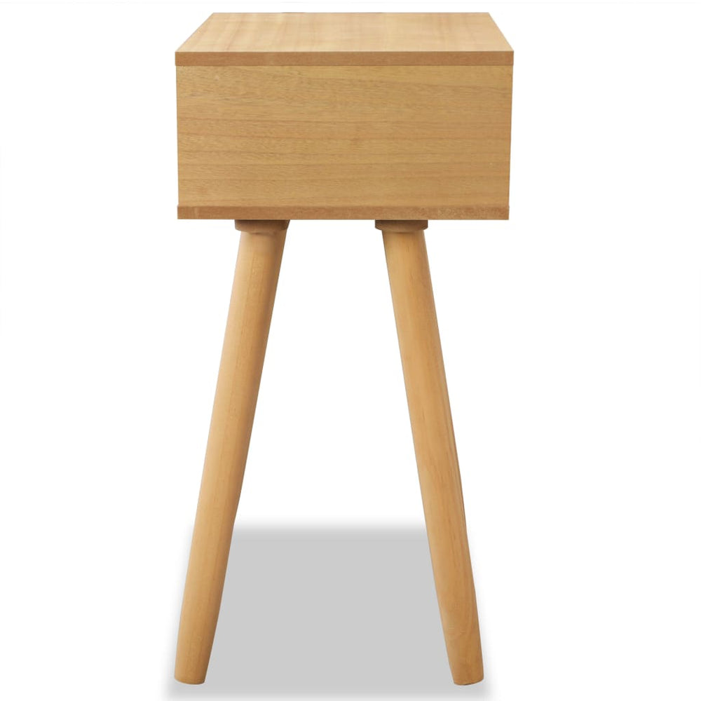 Nachtkastjes 2 st 40x30x61 cm massief grenenhout bruin MeubelReus
