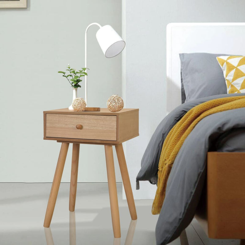 Nachtkastjes 2 st 40x30x61 cm massief grenenhout bruin MeubelReus