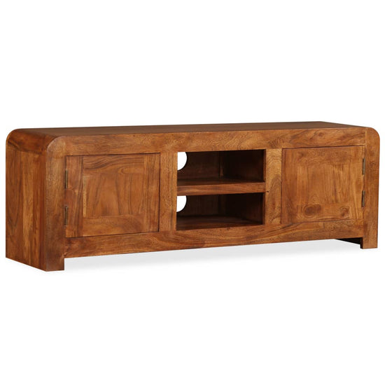 Tv-meubel 120x30x40 cm massief hout met honingafwerking MeubelReus