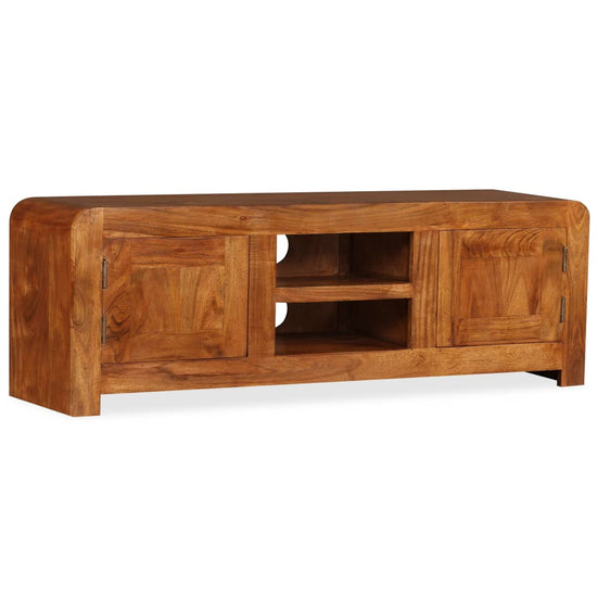 Tv-meubel 120x30x40 cm massief hout met honingafwerking MeubelReus