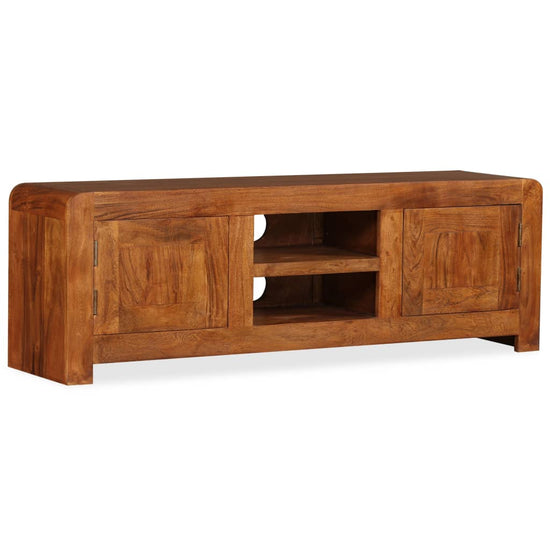 Tv-meubel 120x30x40 cm massief hout met honingafwerking MeubelReus