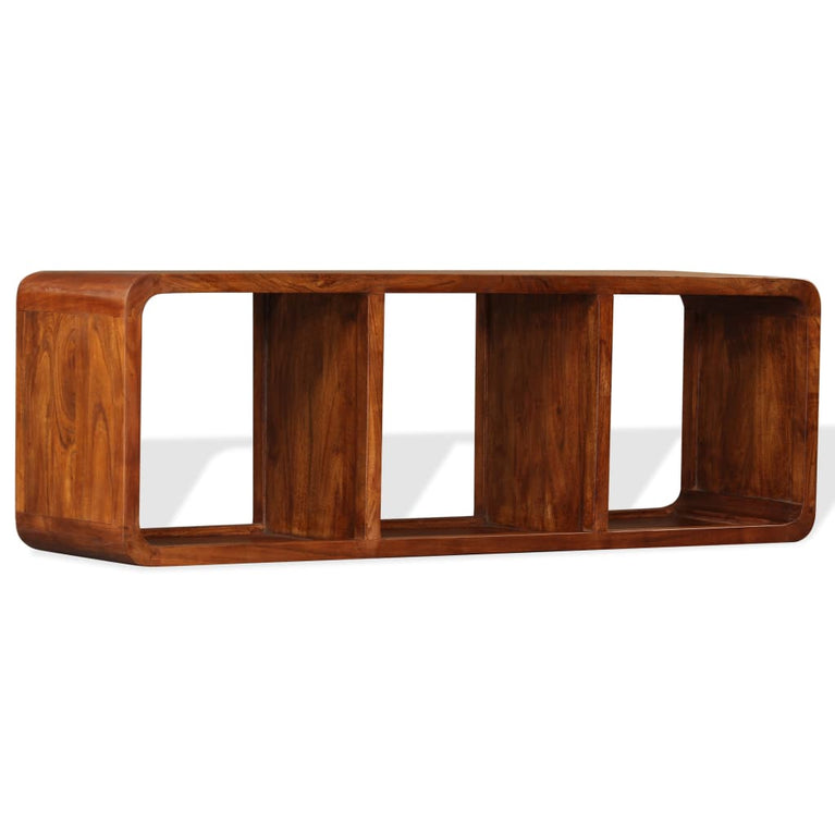 Tv-meubel 120x30x40 cm massief hout met honingafwerking MeubelReus