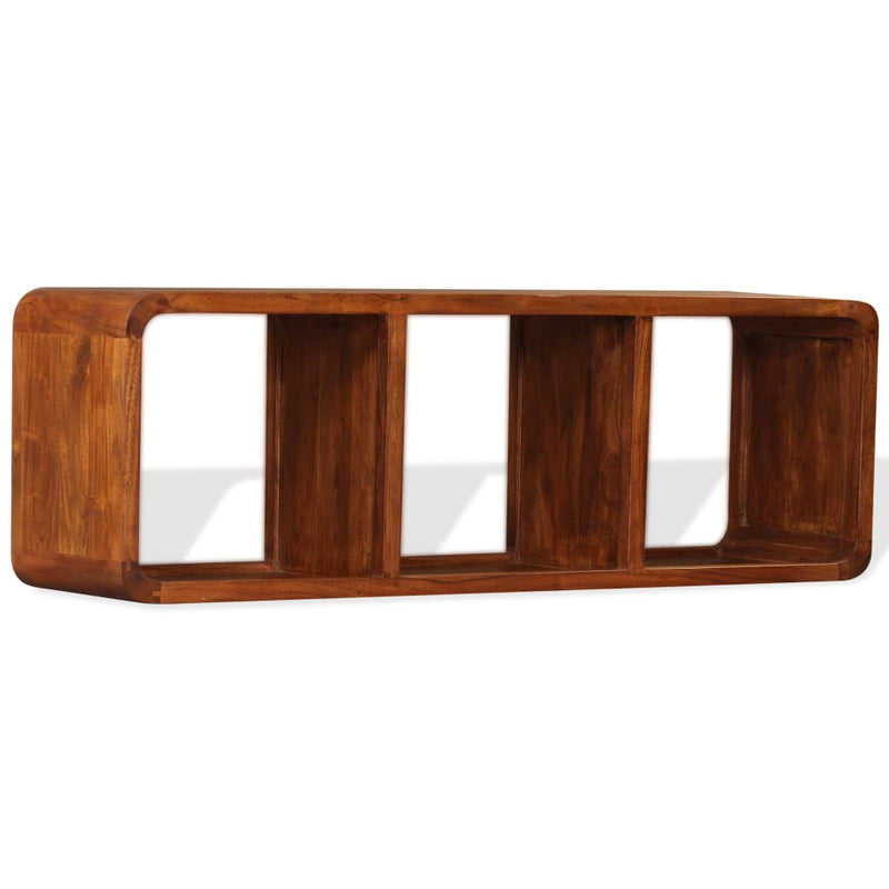 Tv-meubel 120x30x40 cm massief hout met honingafwerking MeubelReus