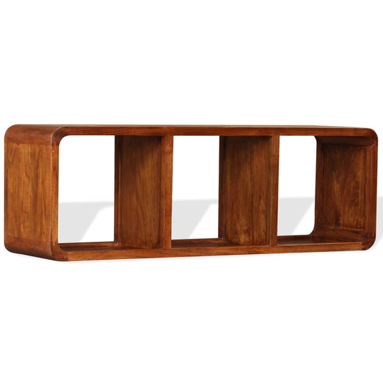 Tv-meubel 120x30x40 cm massief hout met honingafwerking MeubelReus