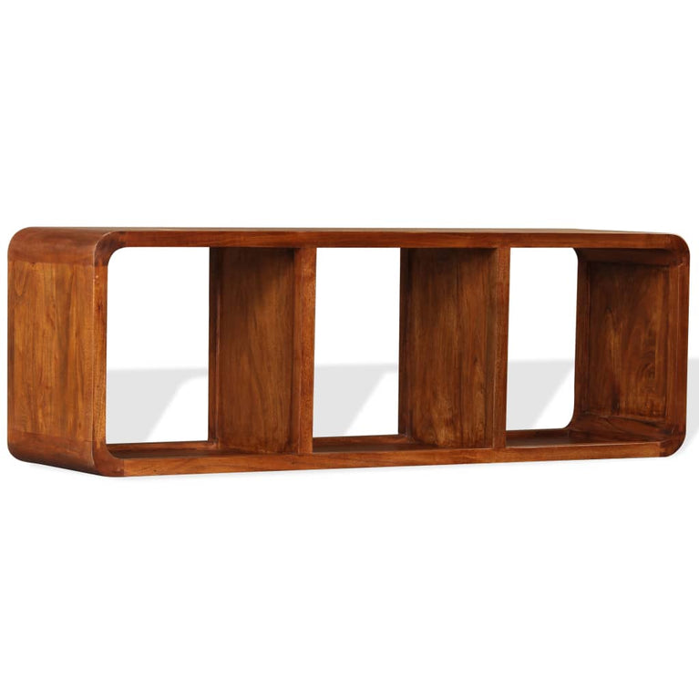 Tv-meubel 120x30x40 cm massief hout met honingafwerking MeubelReus