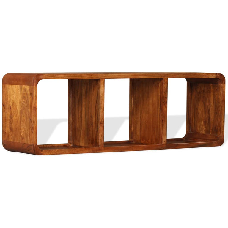 Tv-meubel 120x30x40 cm massief hout met honingafwerking MeubelReus