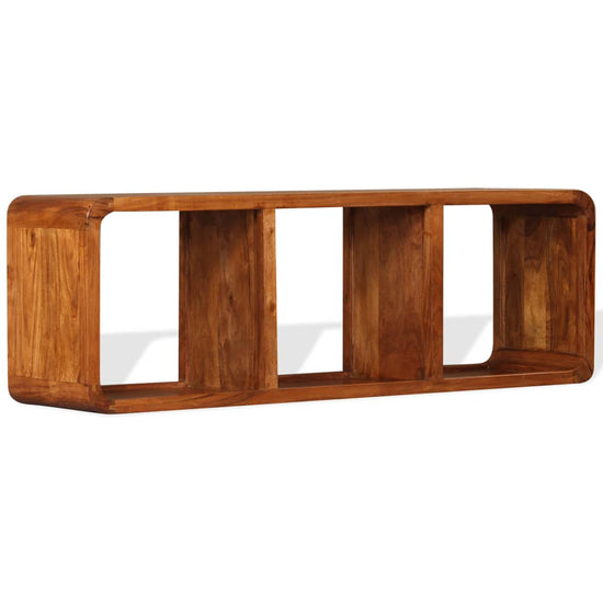 Tv-meubel 120x30x40 cm massief hout met honingafwerking MeubelReus