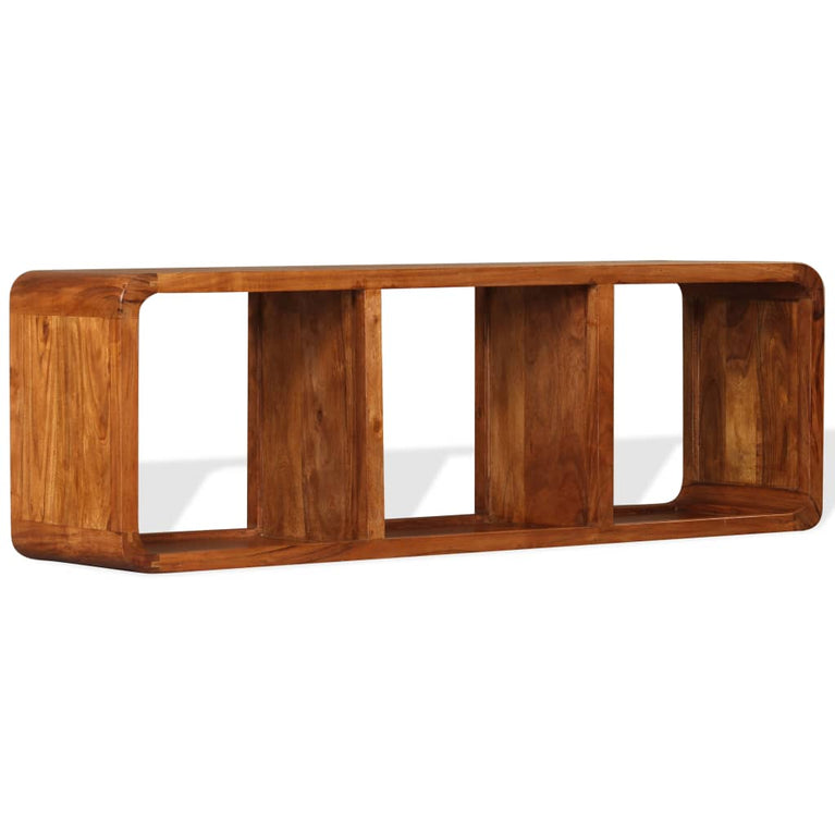 Tv-meubel 120x30x40 cm massief hout met honingafwerking MeubelReus