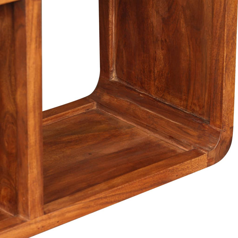 Tv-meubel 120x30x40 cm massief hout met honingafwerking MeubelReus