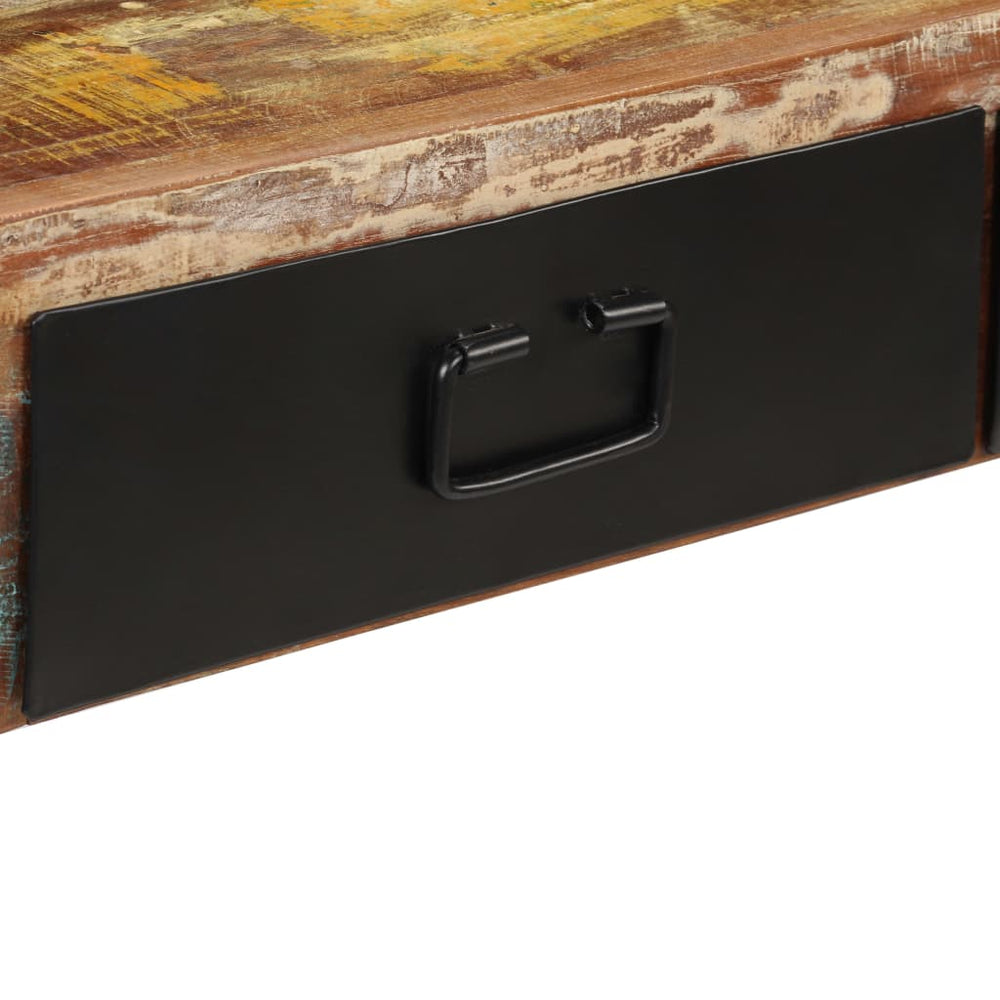 Wandtafel 120x30x76 cm massief gerecycled hout MeubelReus