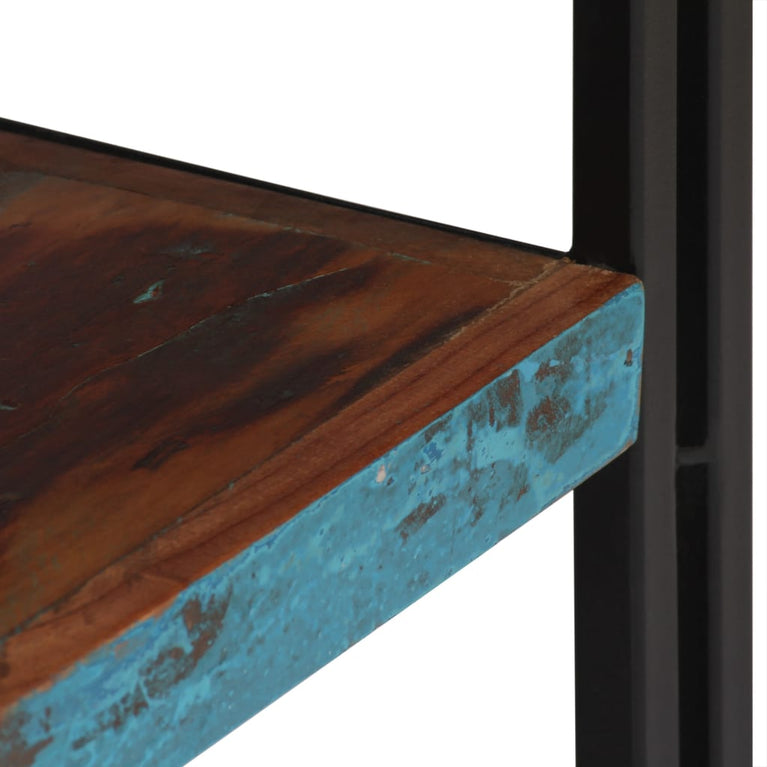 Wandtafel 120x30x76 cm massief gerecycled hout MeubelReus