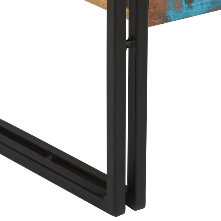 Wandtafel 120x30x76 cm massief gerecycled hout MeubelReus