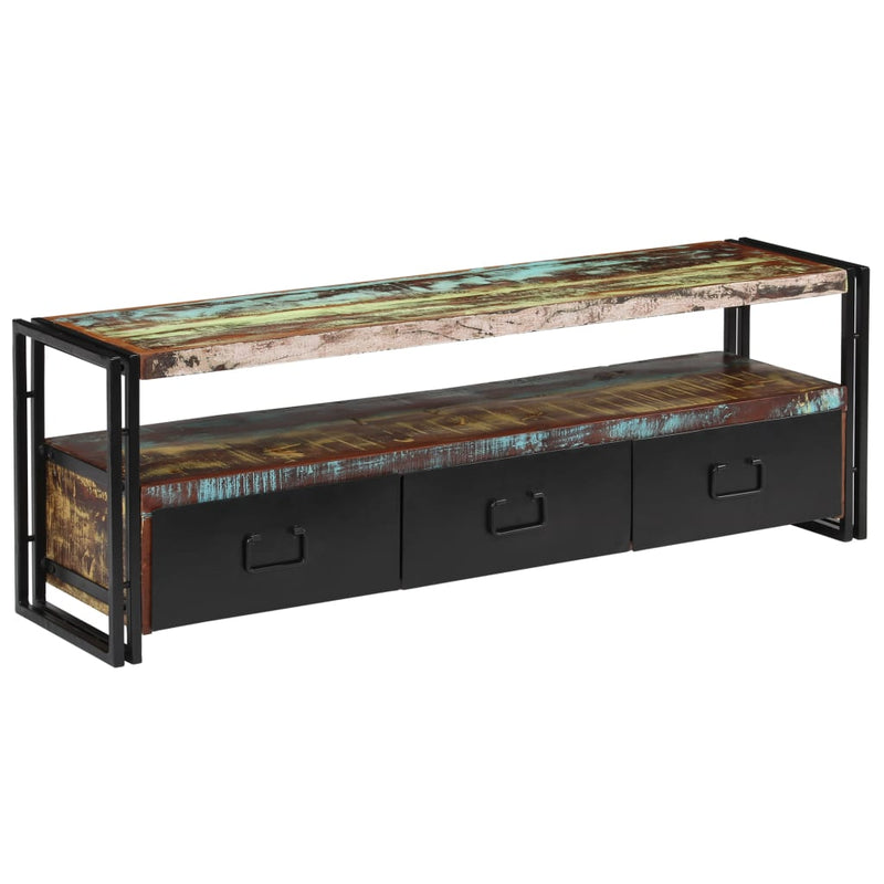 Tv-meubel 120x30x40 cm massief gerecycled hout MeubelReus