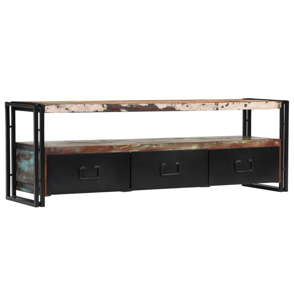 Tv-meubel 120x30x40 cm massief gerecycled hout MeubelReus