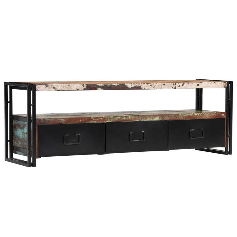 Tv-meubel 120x30x40 cm massief gerecycled hout MeubelReus