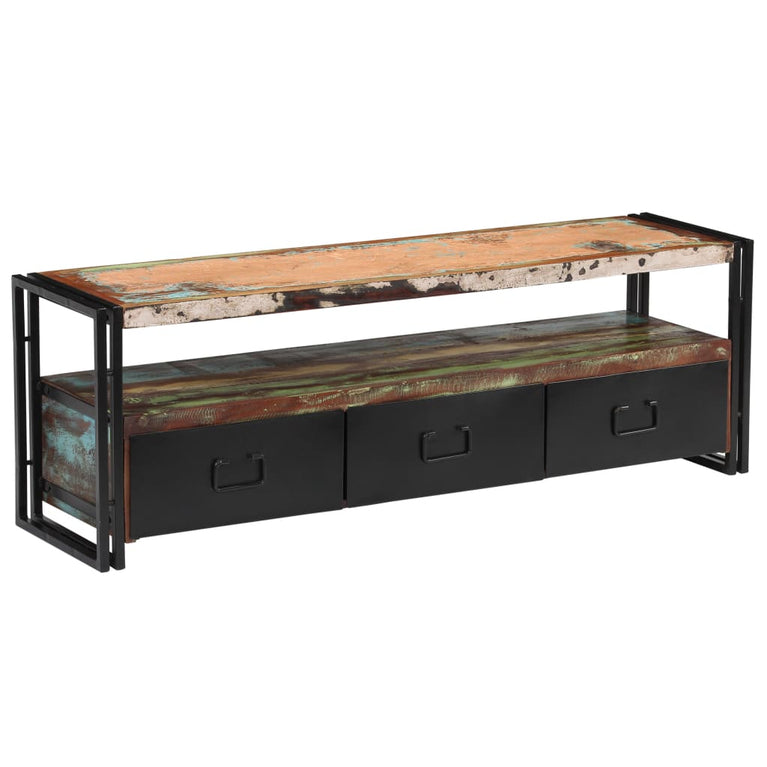 Tv-meubel 120x30x40 cm massief gerecycled hout MeubelReus