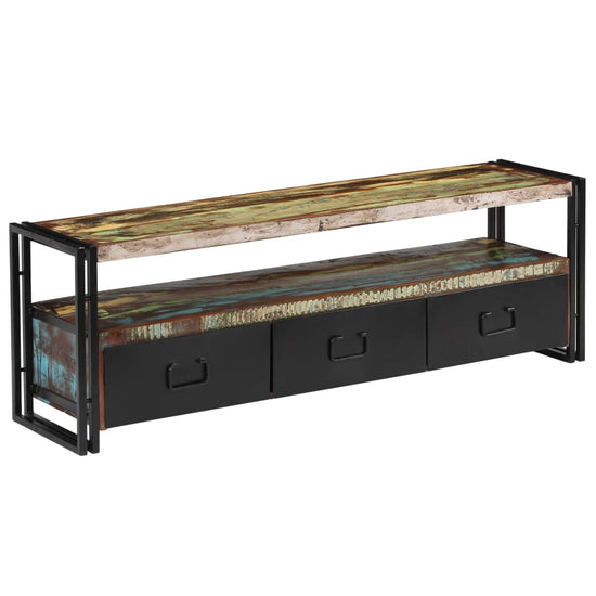 Tv-meubel 120x30x40 cm massief gerecycled hout MeubelReus
