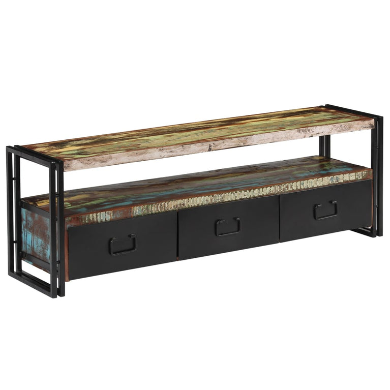 Tv-meubel 120x30x40 cm massief gerecycled hout MeubelReus