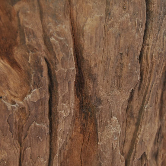 Salontafel 50x40 cm teakhout en glas MeubelReus