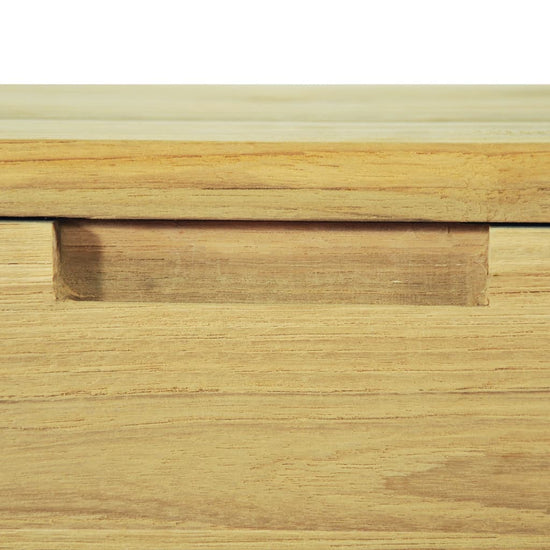 Wandtafel 120x35x76 cm massief teakhout MeubelReus