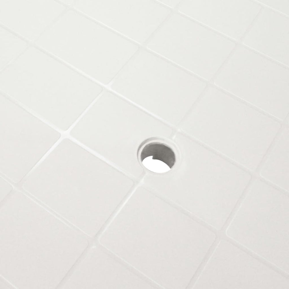 Tuintafel 101x68x72 cm kunststof wit MeubelReus