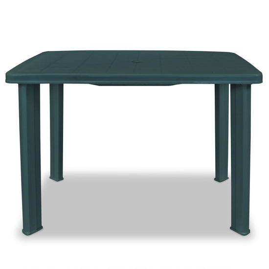 Tuintafel 101x68x72 cm kunststof groen MeubelReus