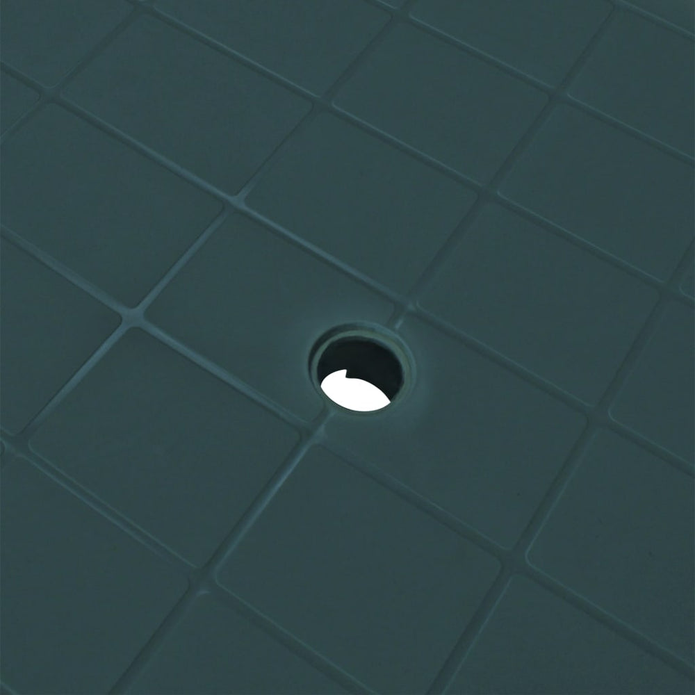 Tuintafel 101x68x72 cm kunststof groen MeubelReus