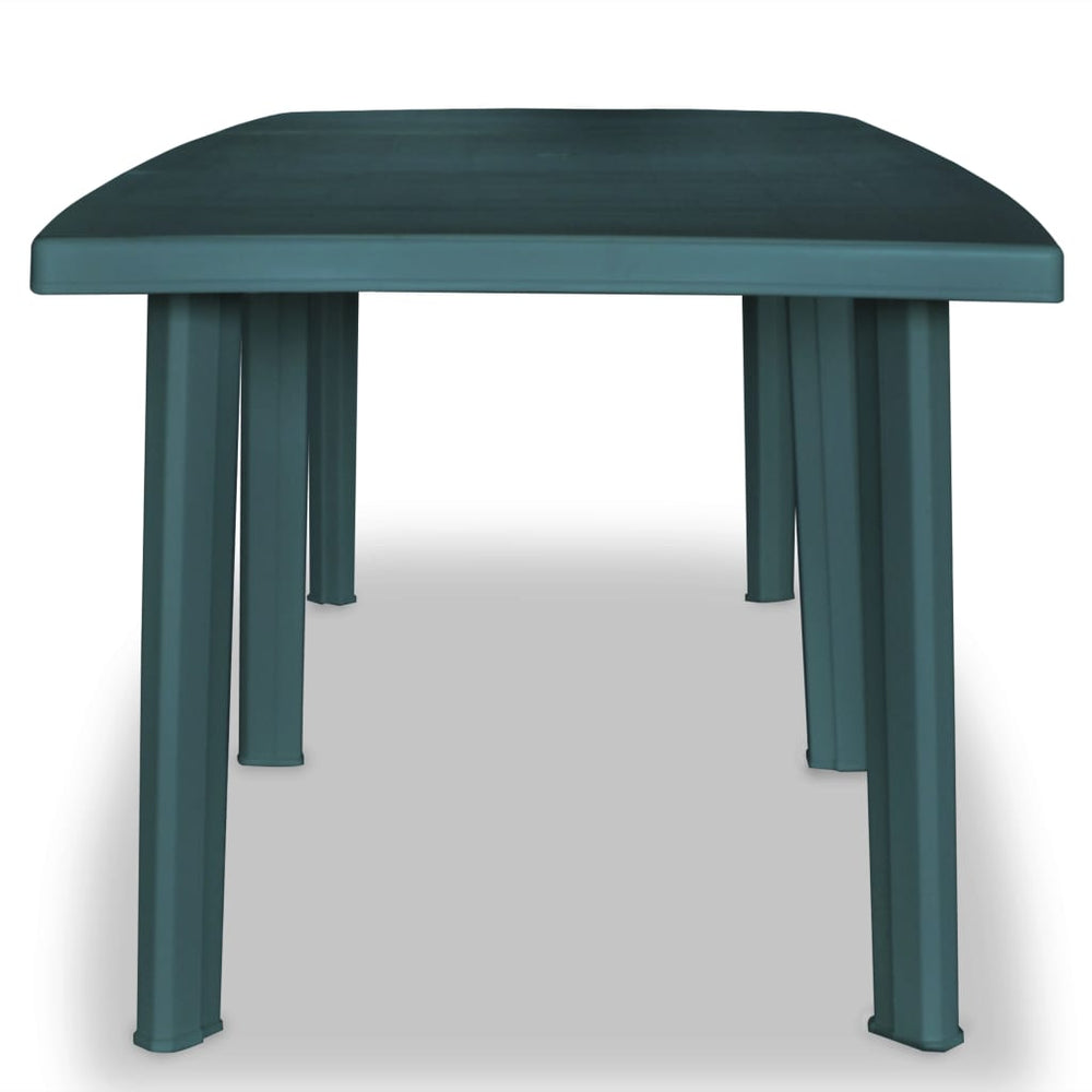 Tuintafel 210x96x72 cm kunststof groen MeubelReus
