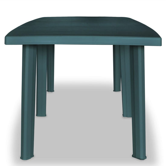 Tuintafel 210x96x72 cm kunststof groen MeubelReus