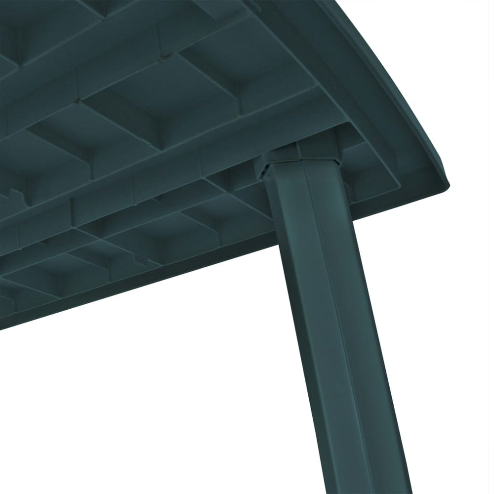 Tuintafel 210x96x72 cm kunststof groen MeubelReus