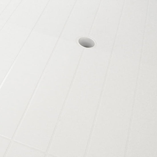 Tuintafel 126x76x72 cm kunststof wit MeubelReus