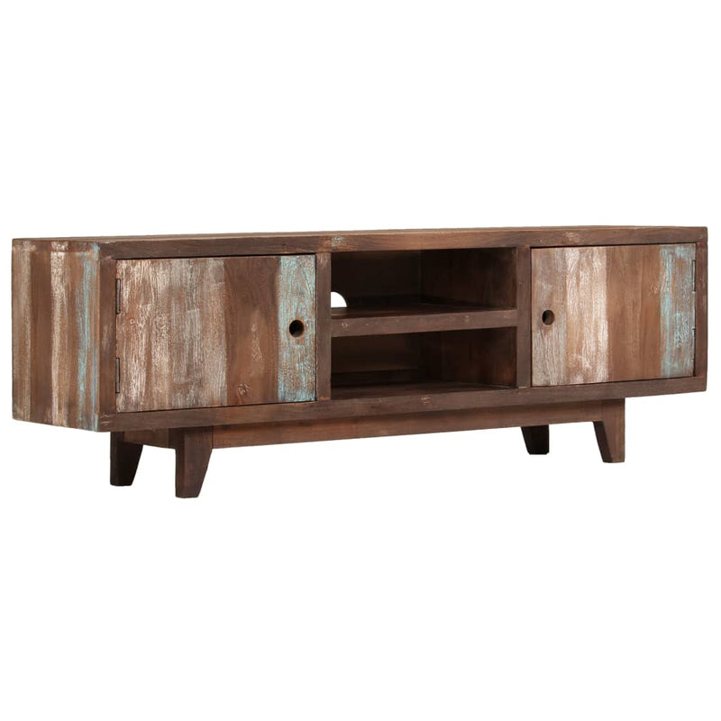 Tv-meubel vintage stijl 118x30x40 cm massief acaciahout MeubelReus