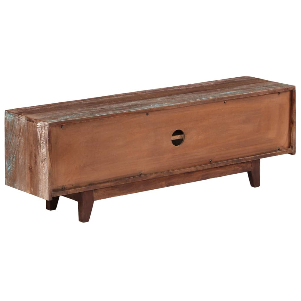 Tv-meubel vintage stijl 118x30x40 cm massief acaciahout MeubelReus