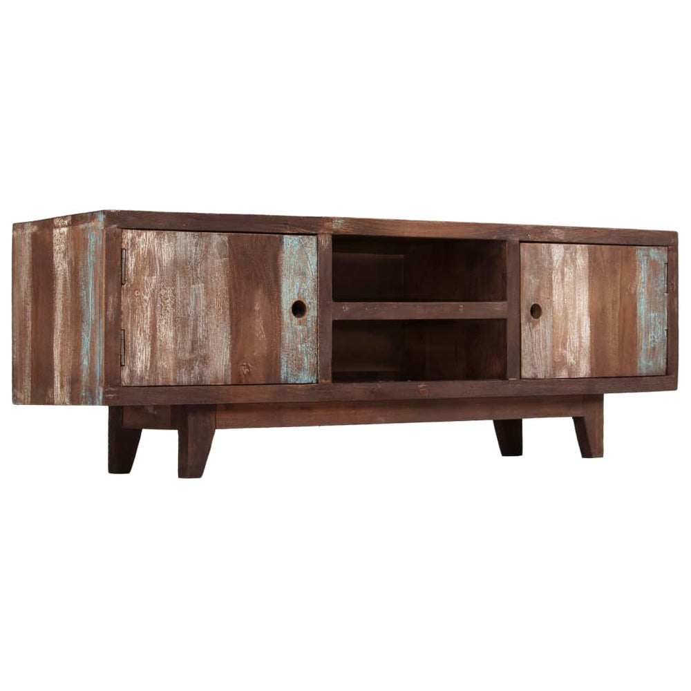 Tv-meubel vintage stijl 118x30x40 cm massief acaciahout MeubelReus